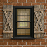 X Board & Battens Shutter