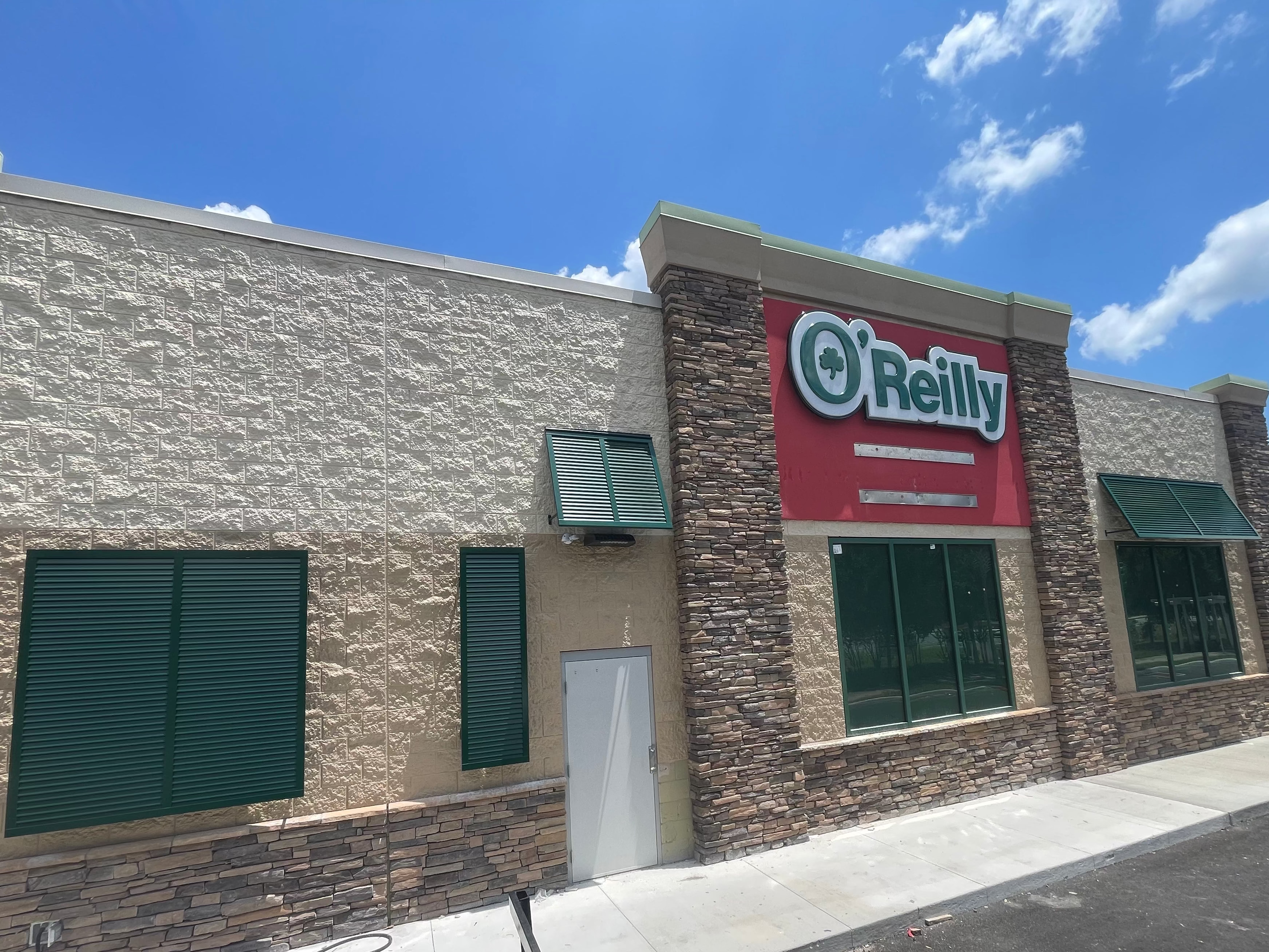 O'Reilly Auto Parts Faux Window Shutters