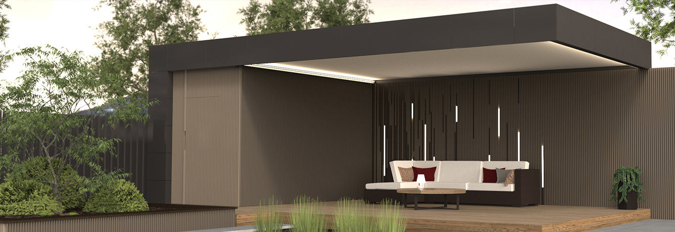 Renson Aero Canvas fixed roof pergola