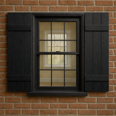 Double Slat Board & Batten Shutters