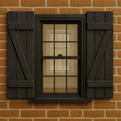 Z-Bar Board & Battens Shutter