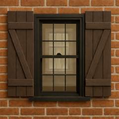 Z-Bar Board & Battens Shutter