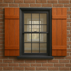 Double Slat Board & Batten Shutters