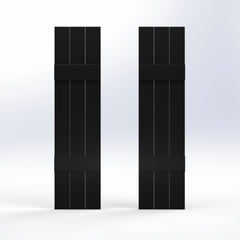 Double Slat Board & Batten Shutters