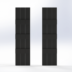 Triple Slat Board & Battens Shutter