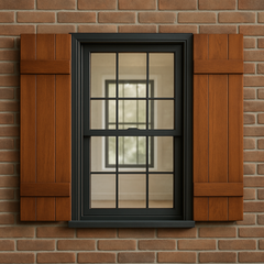 Double Slat Board & Batten Shutters