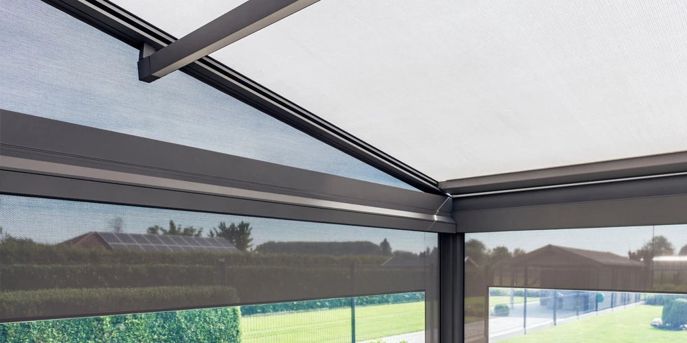 Renson Lapure with vertical sun protection screens