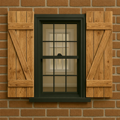 Z-Bar Board & Battens Shutter