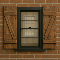 Z-Bar Board & Battens Shutter